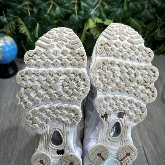 Nike Shox TL Shoes Mens Size 10.5 Running White Metallic Silver AV3595-100 - Picture 8 of 11